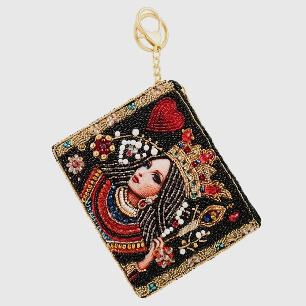The Queen Mary Frances Card Holder coin purse Handbeaded